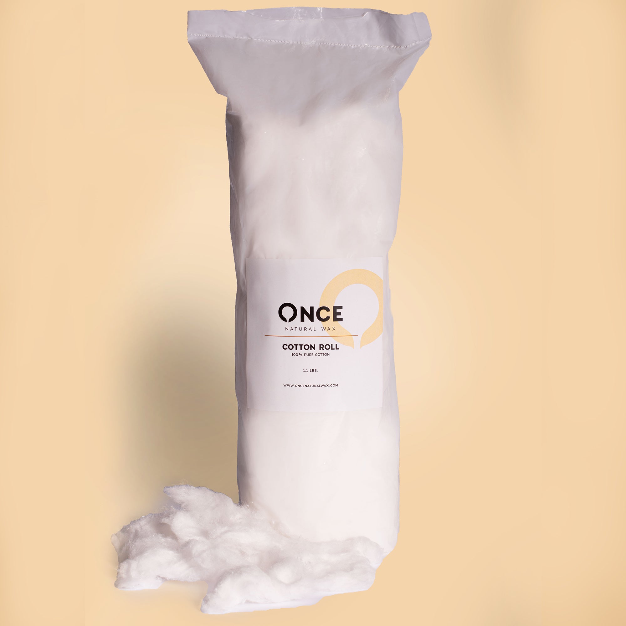 Cotton Roll 1.1 lbs. Once Natural Wax