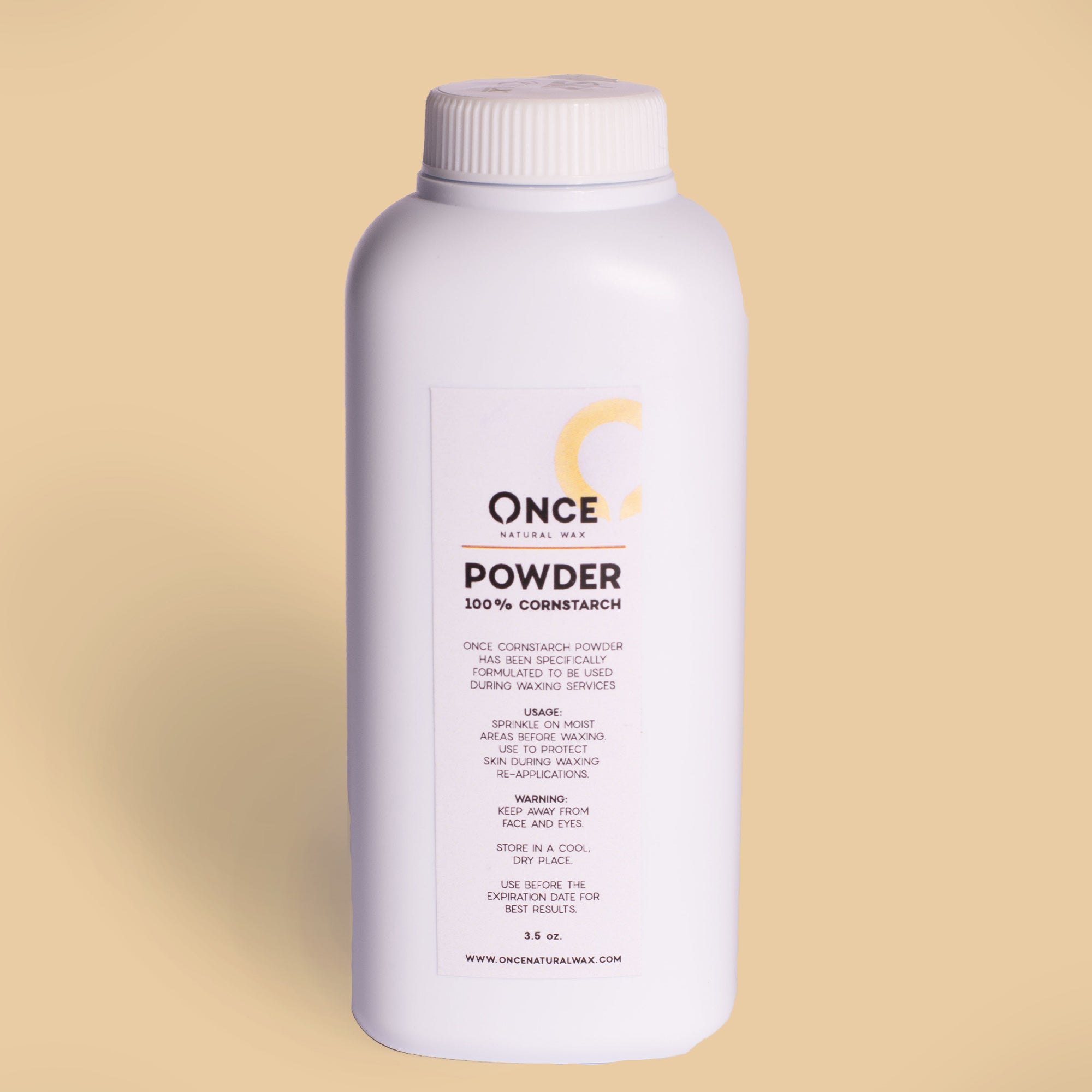 Cornstarch Powder 3.52 oz. Once Natural Wax